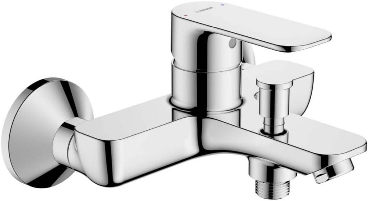 Inbouw Bad- en Douchekraan Chroom - Mengkraan met 165mm Uitloop voor Bad/Douche