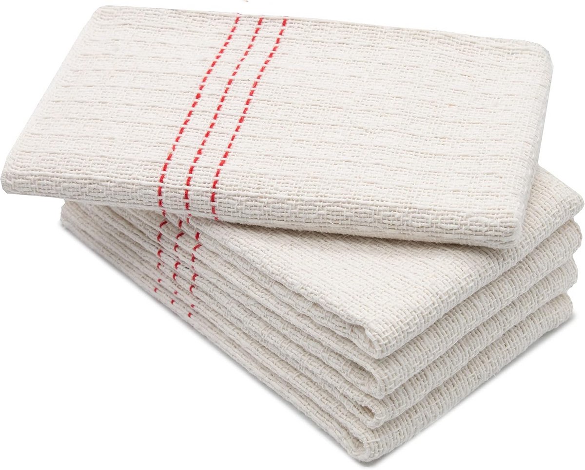 Set van 5 Absorberende Poetsdoeken - Katoen/Polyester Mix - Wasbaar op 60°C - 55x60 cm