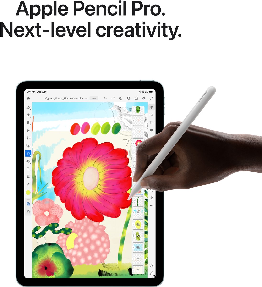 Apple iPad Air (2026) - 13 inch - M4 - 128GB - Paars - Wi-Fi – foto 7