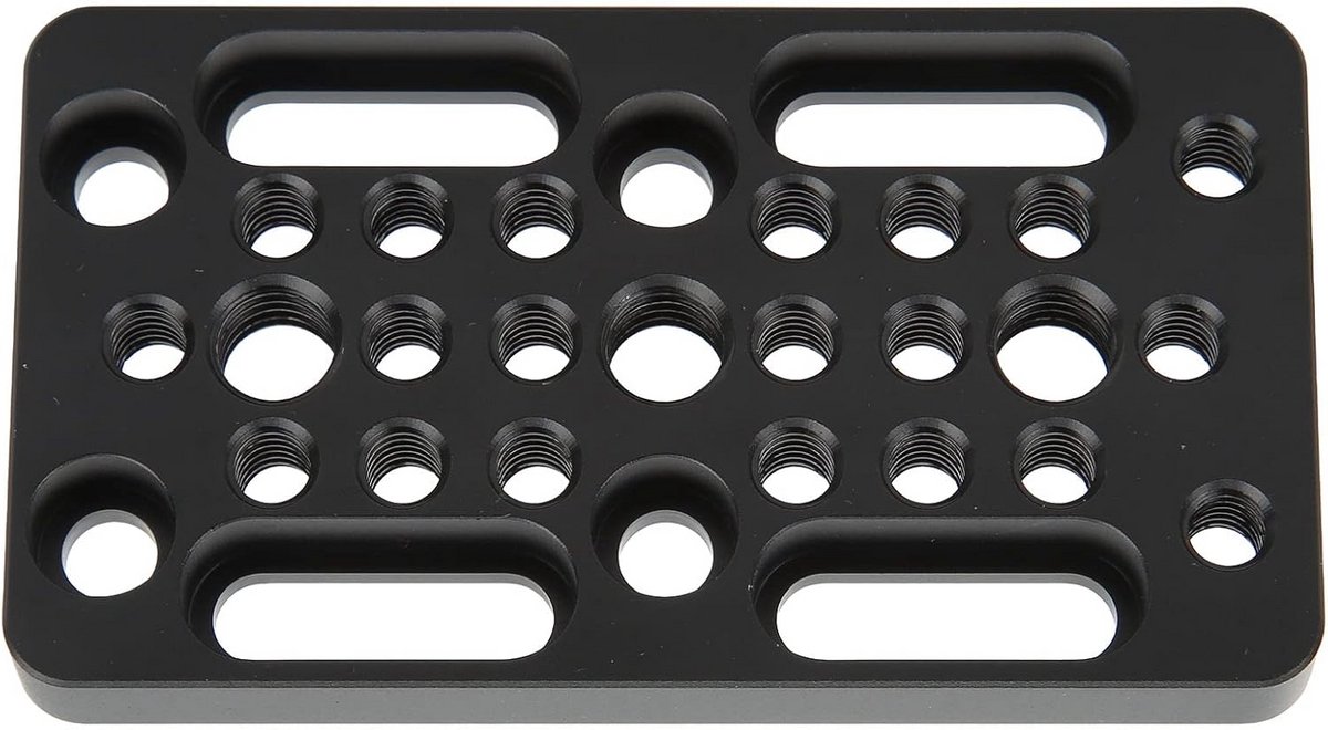 Universele Camera Wisselplaat met 1/4 en 3/8 Inch Schroefgaten voor Accessoires