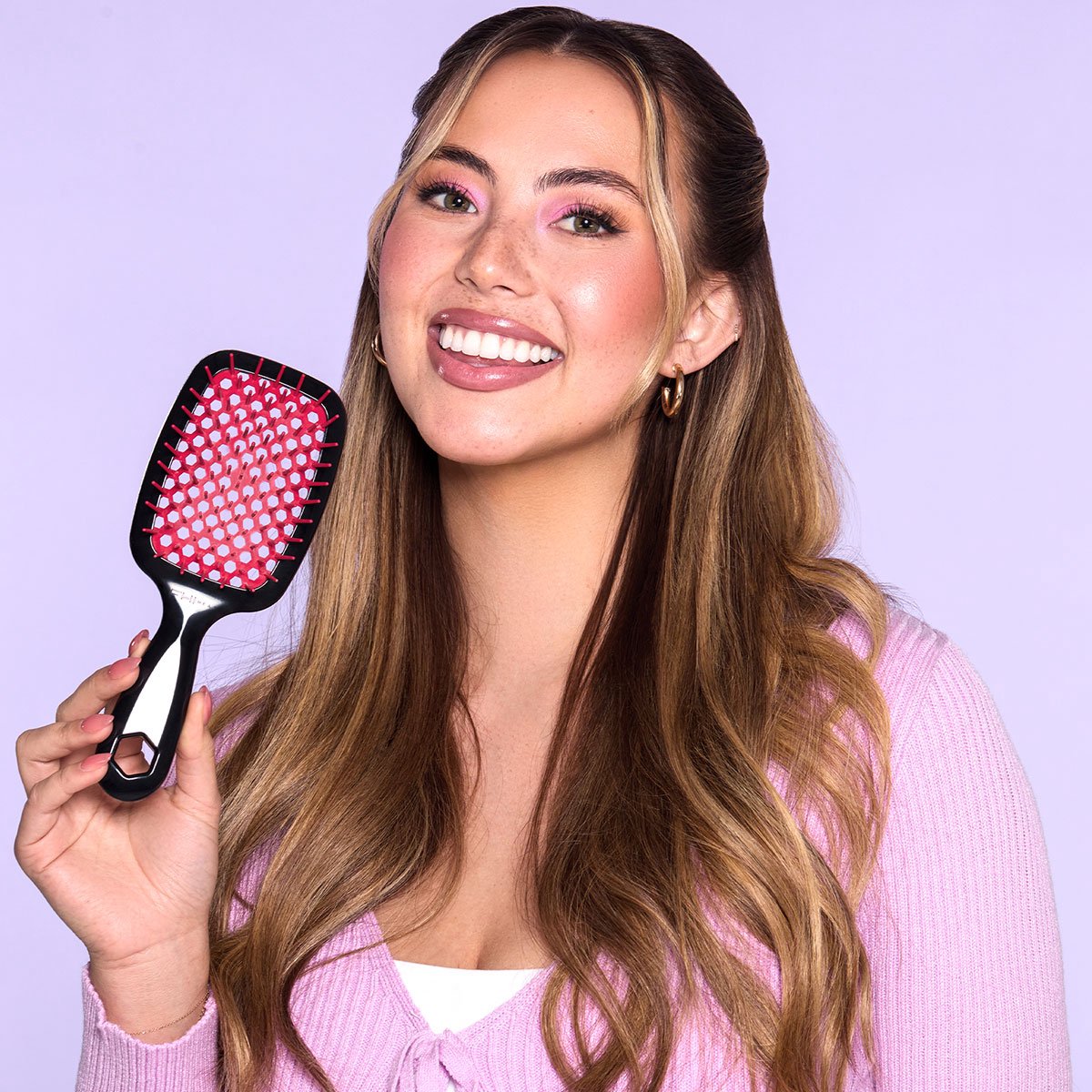 UNbrush - Detangling Hair Brush - Canyon Red