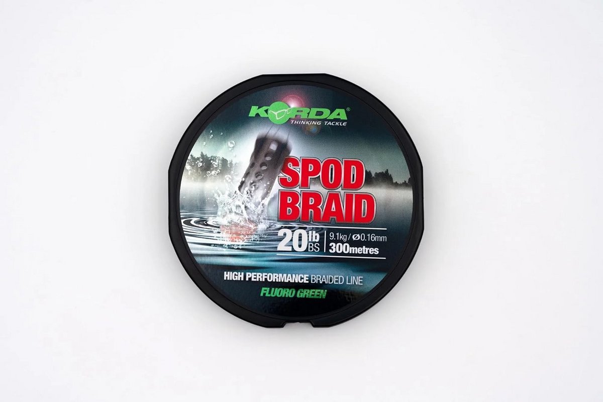 Sterke Spod Vlechtlijn 300m 9.1kg Fluor Groen