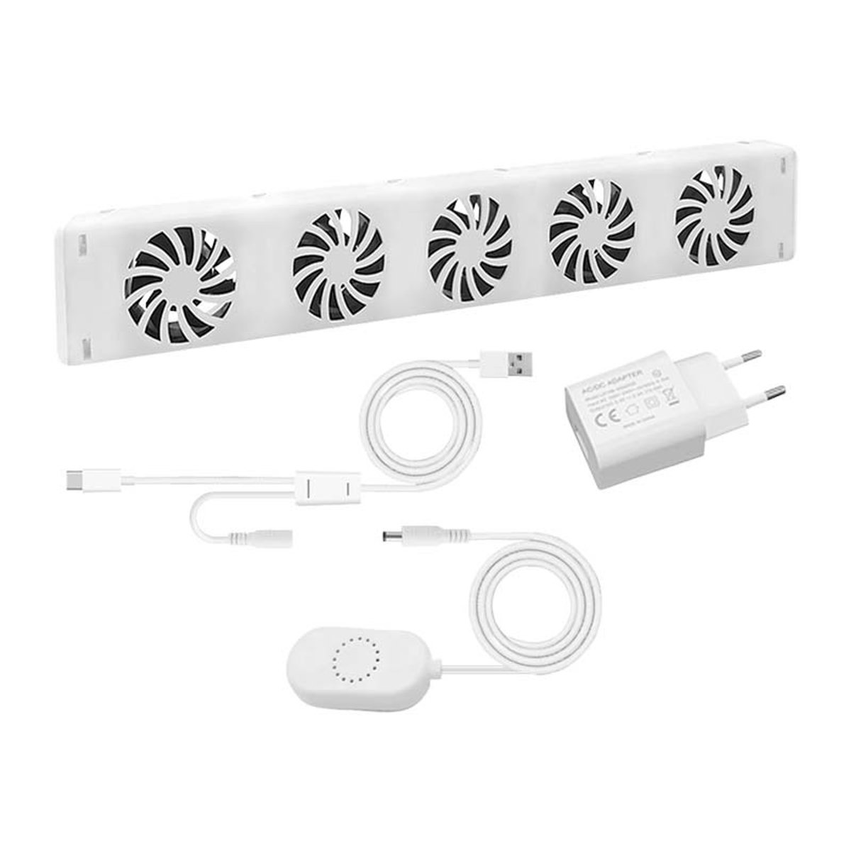 Bol.com QH Radiatorventilator Turbo Booster 1,5 Watt Single Set aanbieding