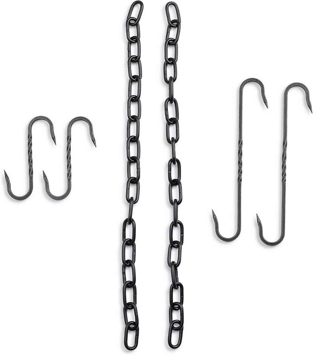 Set van 2 S-Haken voor Barbecue en Grill