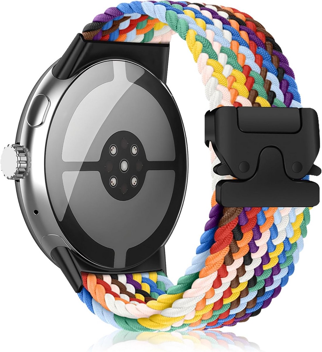 Nylon Sportbandje voor Google Pixel Watch 3 & 4 45mm - Ademend en Verstelbaar