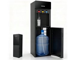 Supvox Waterkoeler met Compressor - Onderlader - 3 Temperaturen - Zwart - LED Display - Voor 4.5-18.9L Flessen