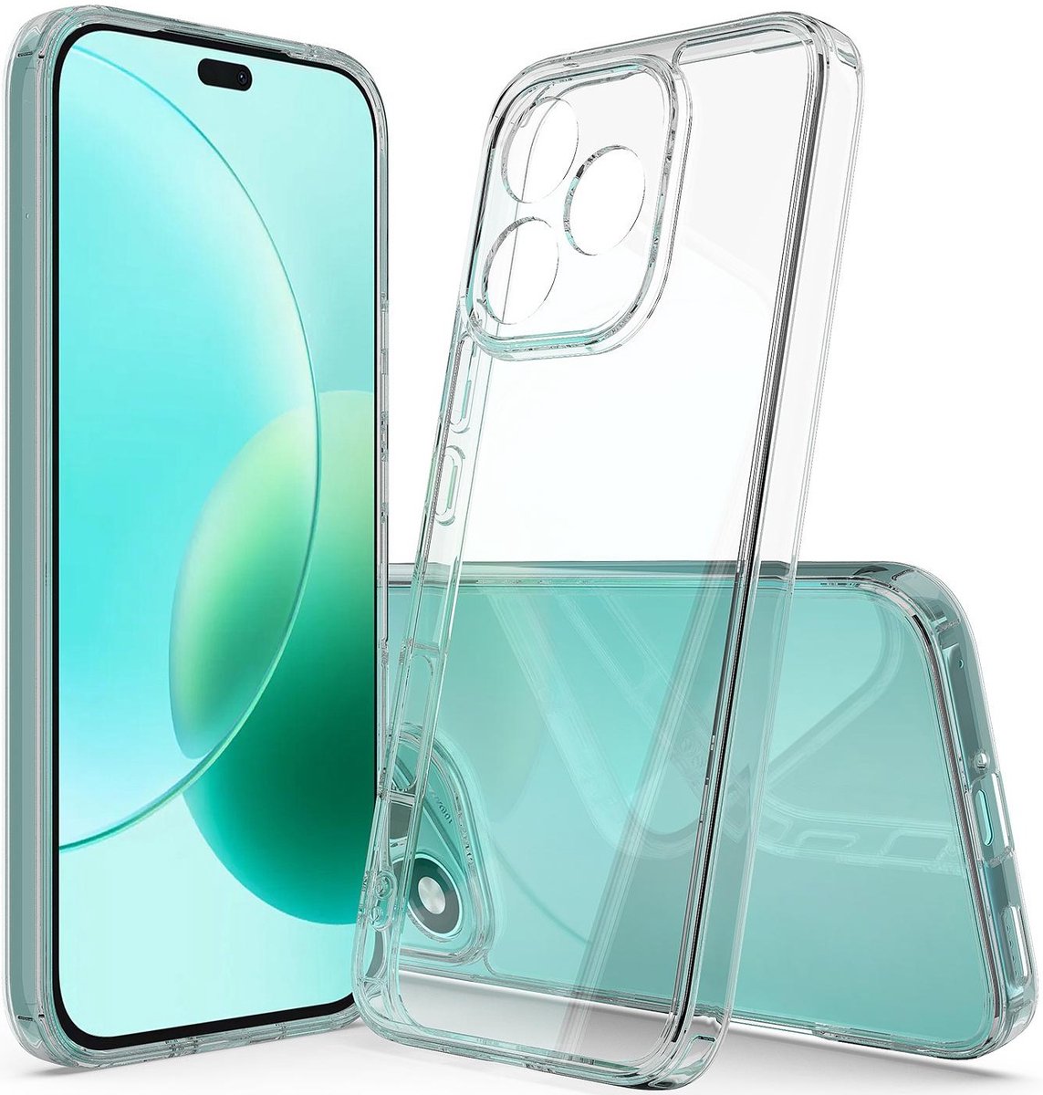 Hoesje geschikt voor HONOR 400 Lite - Phonesta Scratchproof Back Cover - Transparant