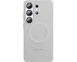 Samsung Galaxy S26 Ultra Hoesje - Silicone Magnet Case - Grijs