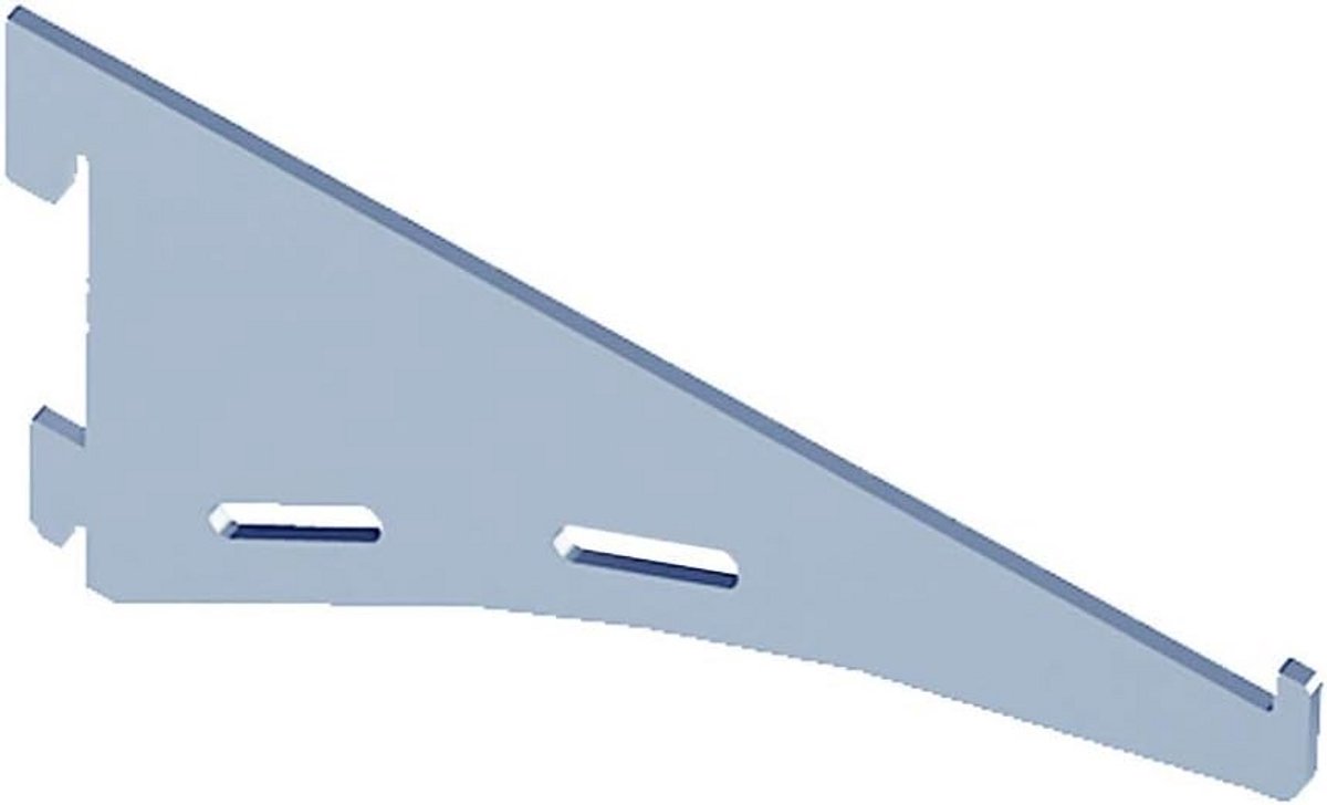 Stalen Plankdrager Wit-Aluminium 300mm voor Opslagsysteem