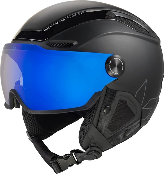 Fotocromatische Skihelm met Spiegelvizier voor Volwassenen