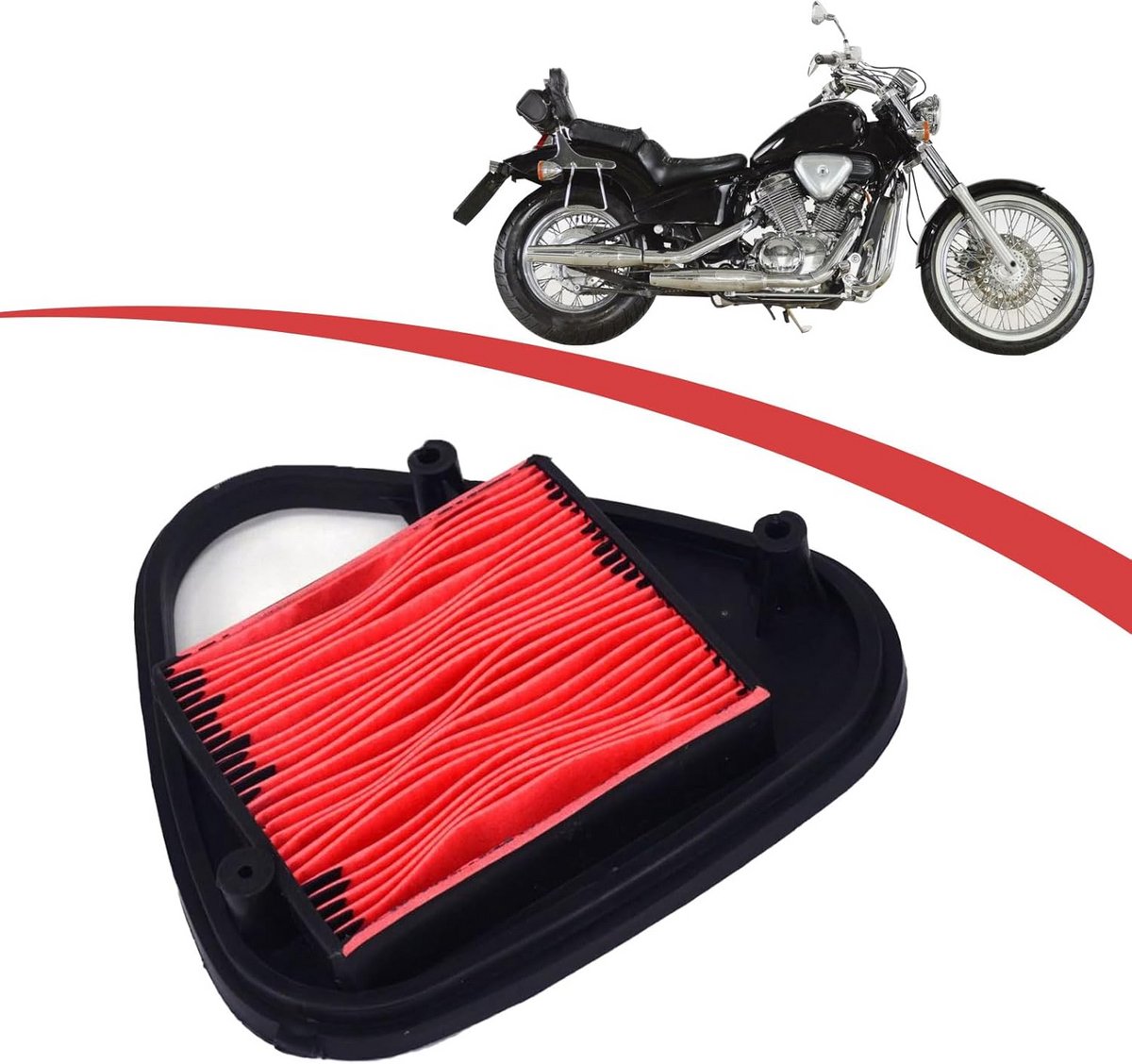 Hoge Prestaties Luchtfilter voor Motorfiets STEED 400 600 Schaduw Modellen 1995-1997
