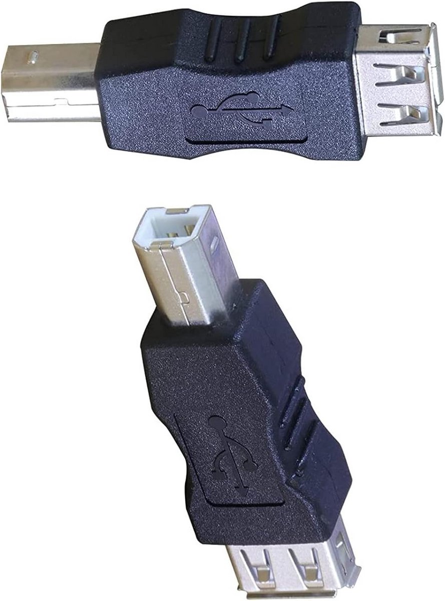 USB A Vrouw naar USB B Printer Adapter Converter Set van 2