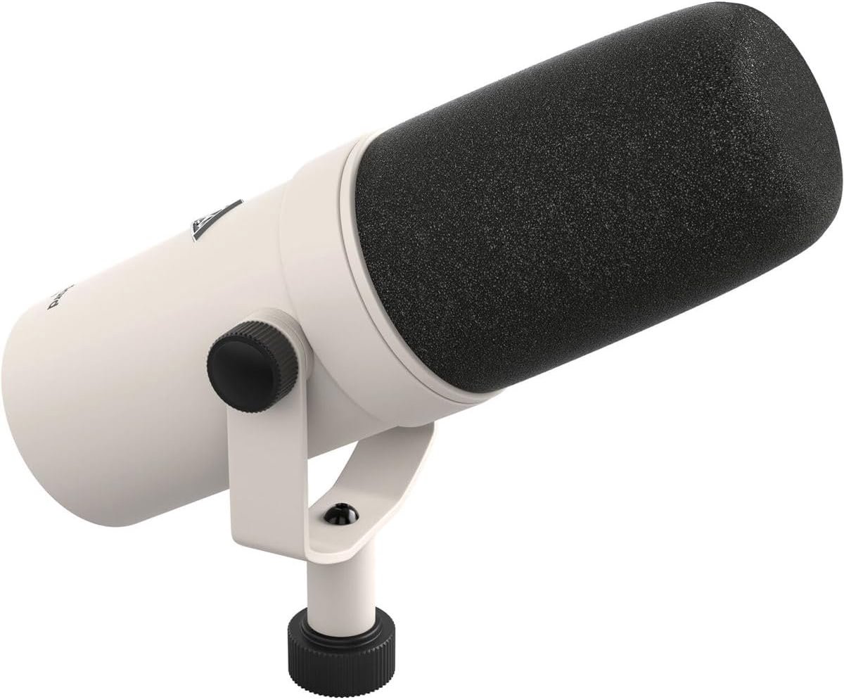 Dynamische Broadcast Microfoon Wit - Studio en Live Opname