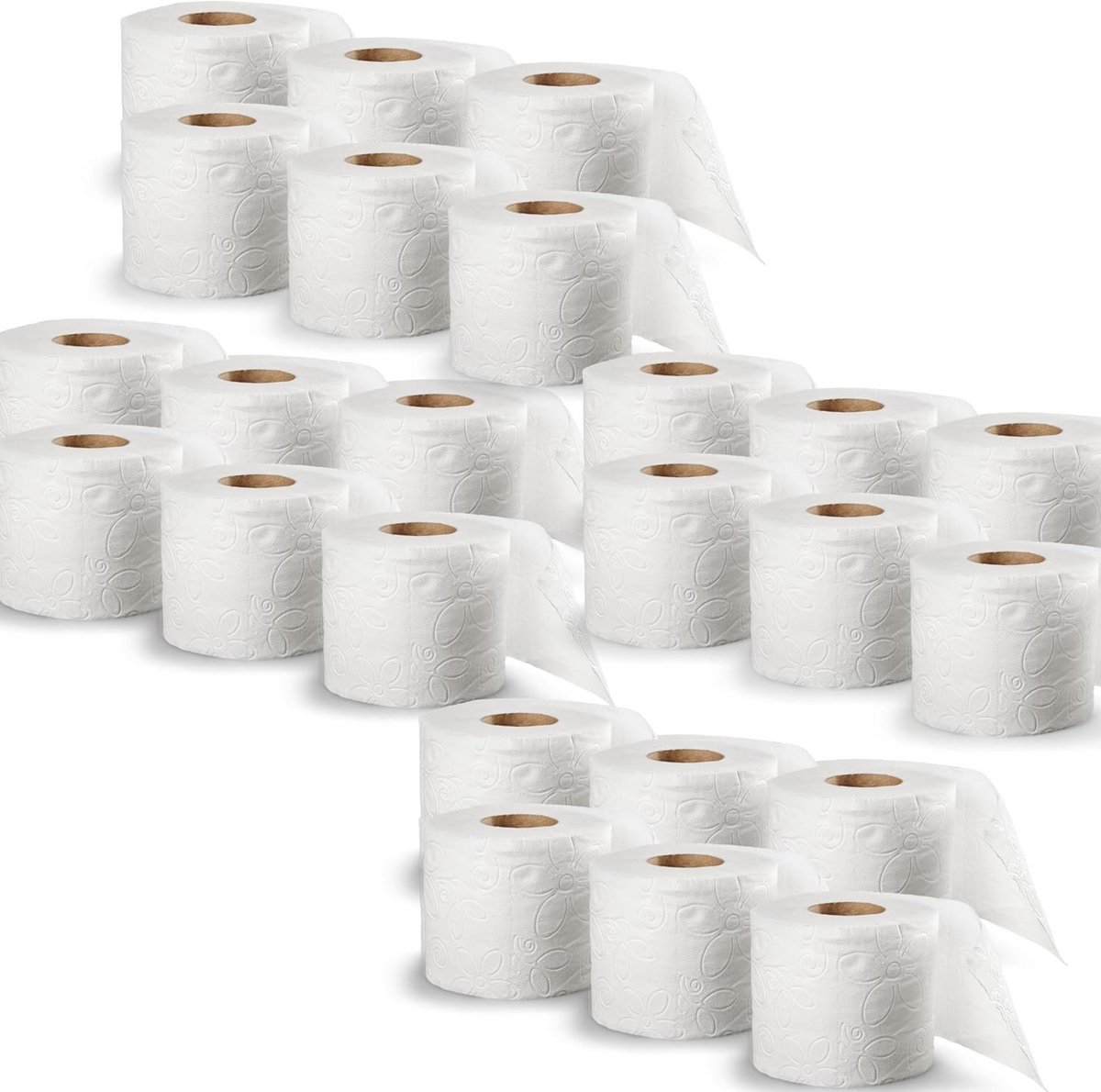 Zacht en Duurzaam 2-Laags Toiletpapier in Voordeelverpakking, 24 Rollen Totaal