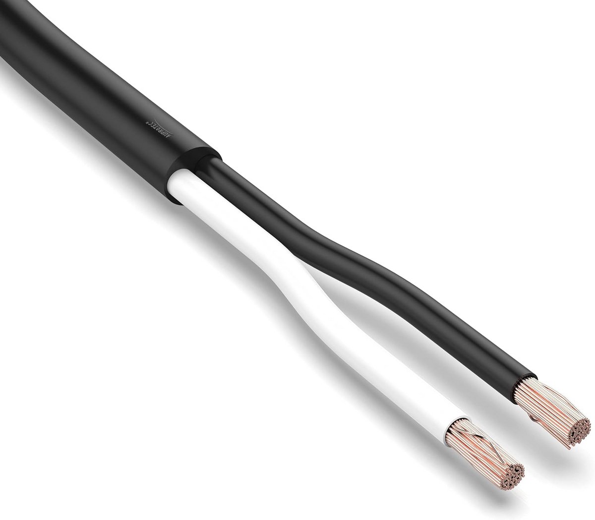 Ronde elektrische kabel 2-aderig 1,5 mm 50 meter