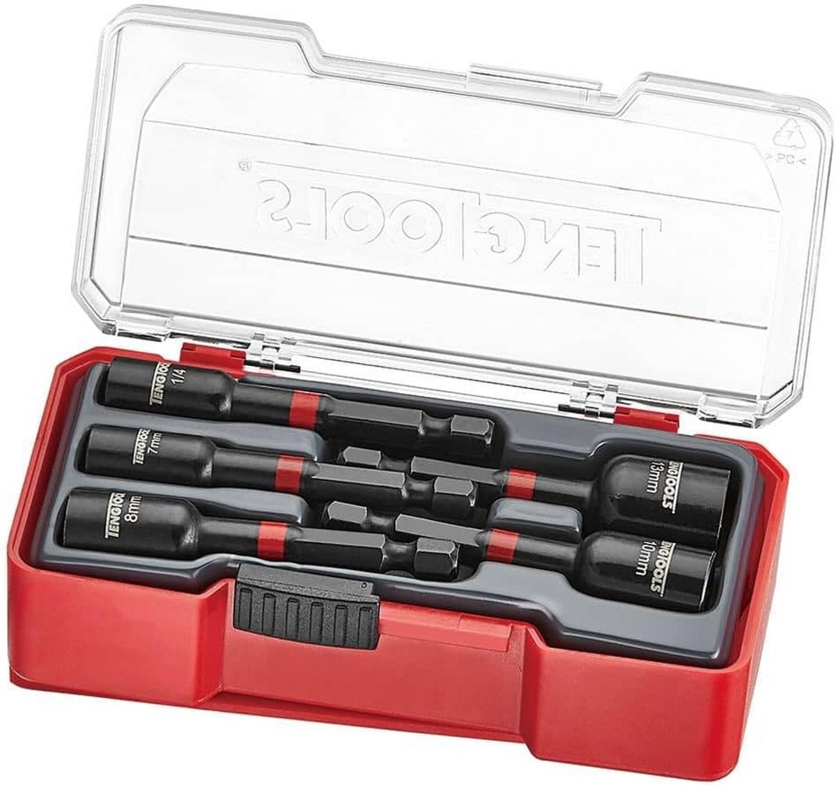 Slagmoer Driver Set - 5 Delig 1/4 inch Zeskant 6-Punts Metrisch & SAE