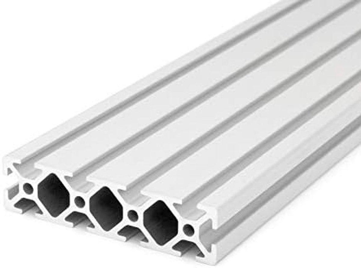 Aluminium Profiel 20x80mm I-Type 5 Slot Zilver Geanodiseerd Montageprofiel