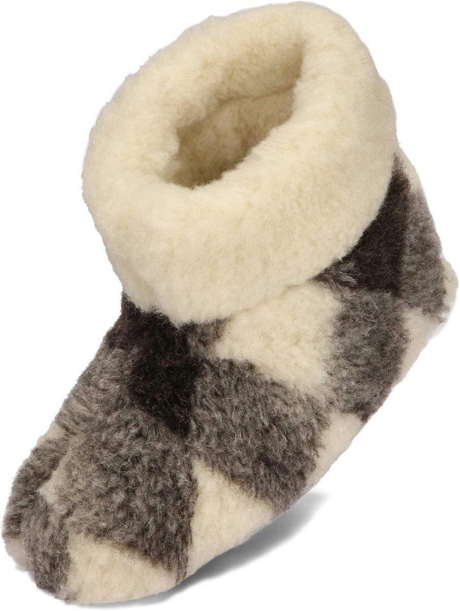 Warme Pantoffels met Schapenwol voor Heren en Dames