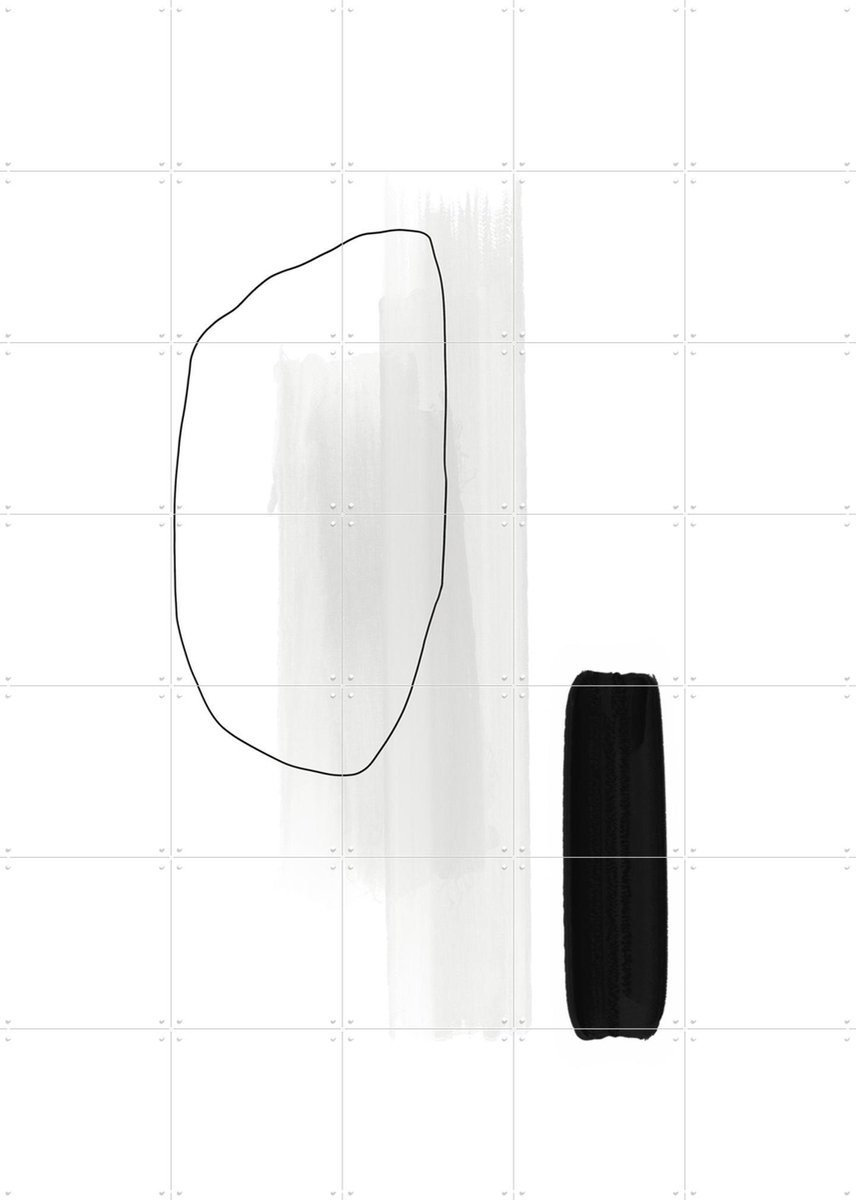 IXXI In this Together, uplusmestudio & Various - 100 x 140 cm - Gratis ophangtool - Grote wanddecoratie en posters - Abstract, Line art, Minimalisme