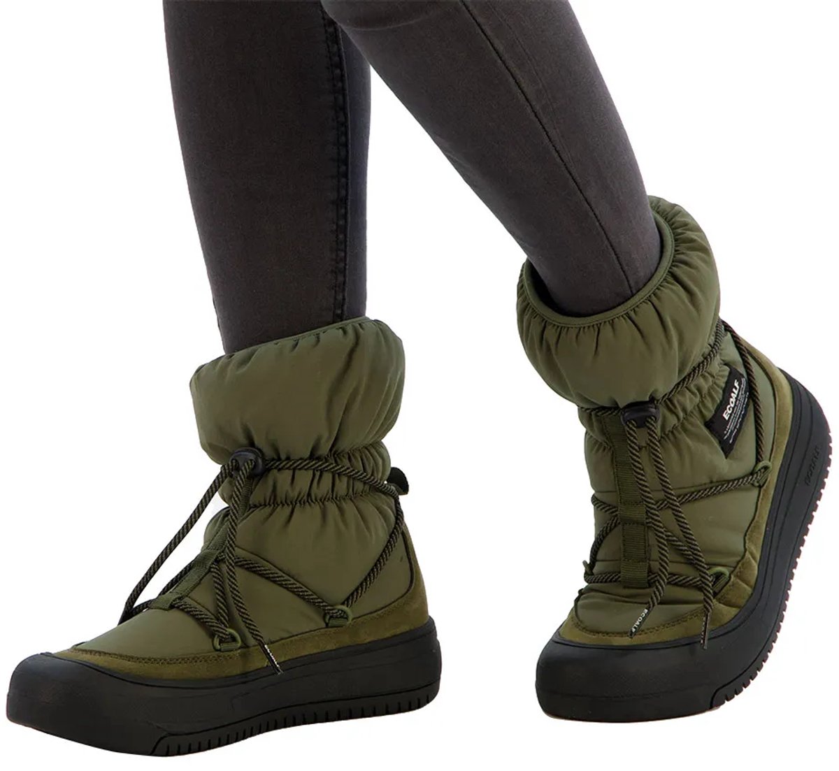 Ecoalf Bering Laarzen Groen EU 39 Vrouw