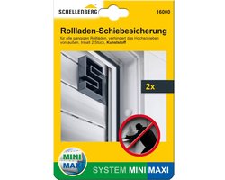 Anti-inbraak Set voor Rolluiken Tegen Opschuiven - 2 Stuks