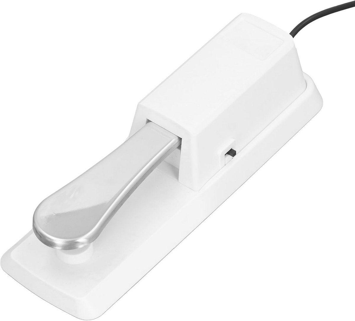 Universeel Sustain Voetpedaal Wit voor Piano en Toetsenbord 6.35mm Aansluiting