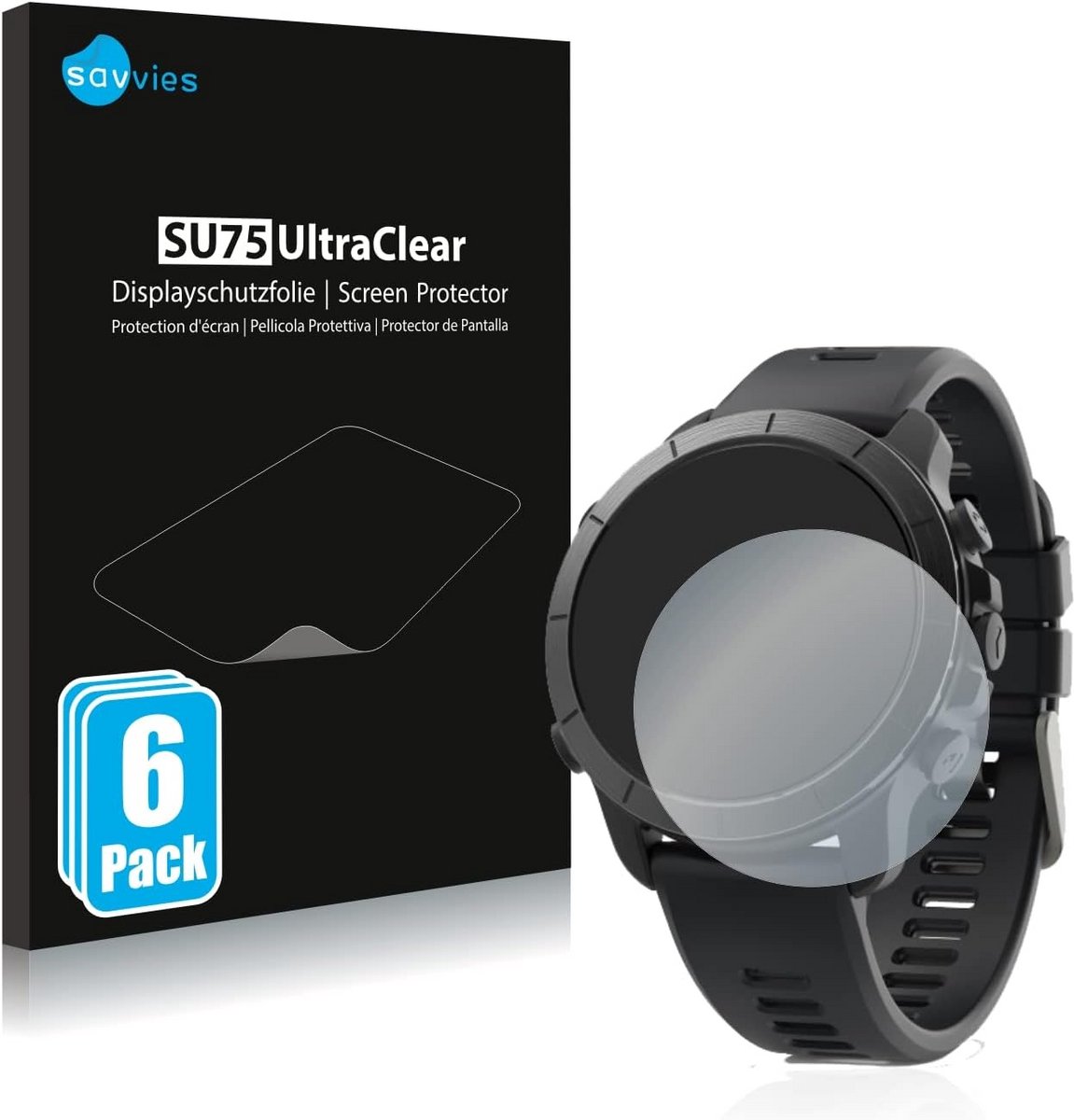 6x Ultra Transparante Screenprotector compatibel met Wahoo Elemnt Rival