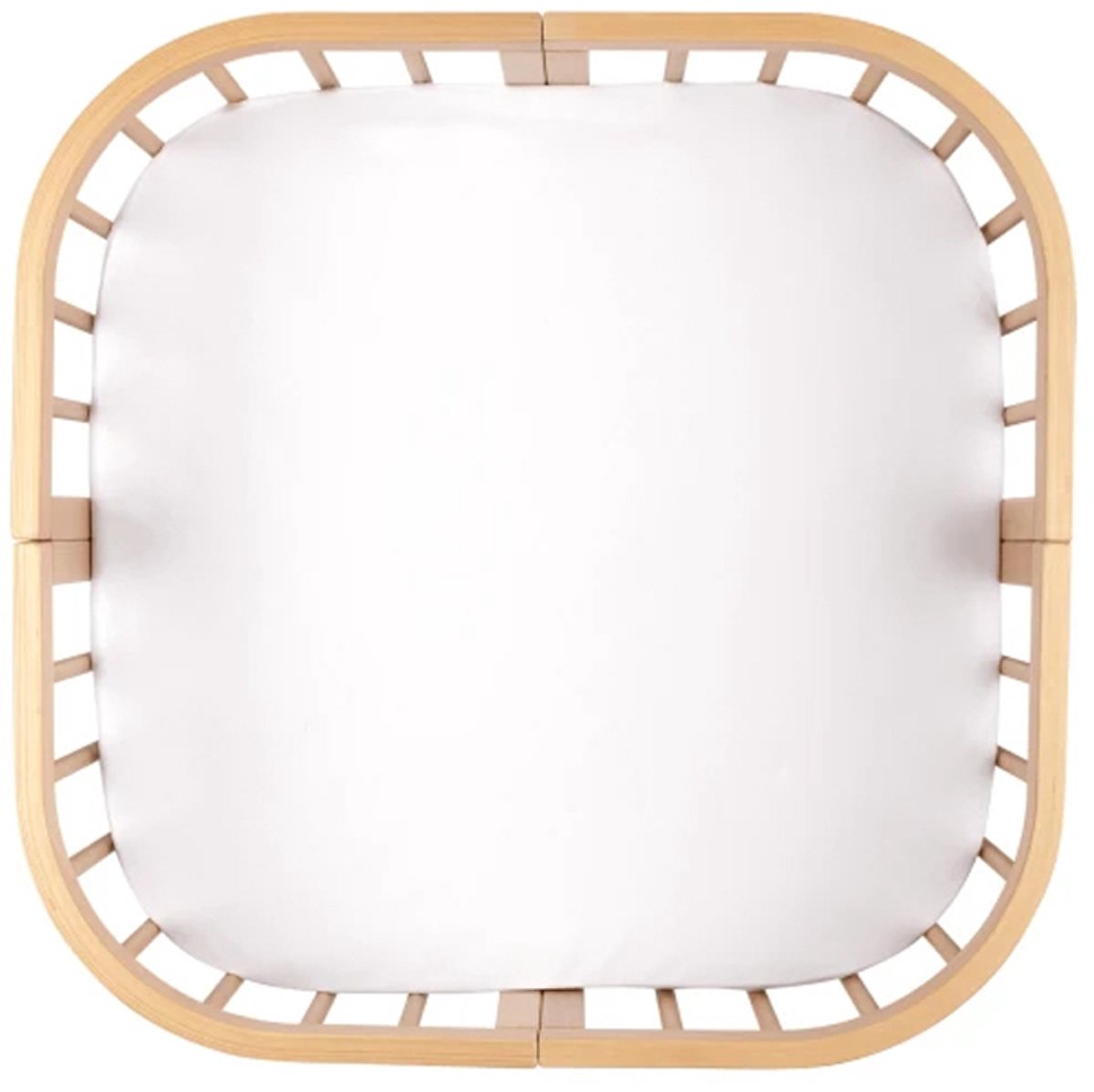 Waldin Hoeslaken Set - W2 - Wit - Voor 7-in-1 Babybedje
