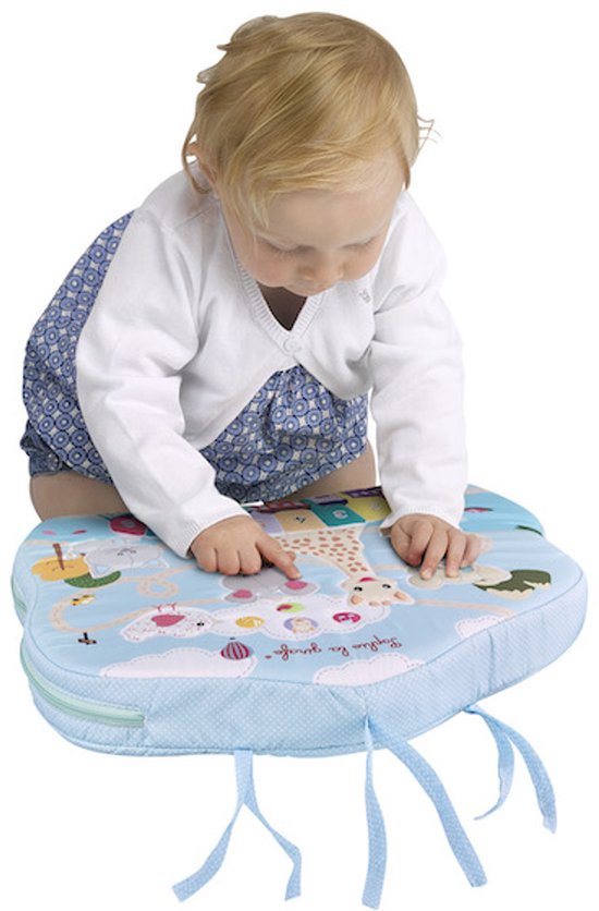 Sophie de giraf Touch & Play Bord - Interactief Baby Activiteitenbord met Dierengeluiden, Melodieën en Verschillende Speelopties, Stimuleert Zintuigen en Motoriek vanaf ±3 maanden van Sophie de Giraf. — afbeelding 4