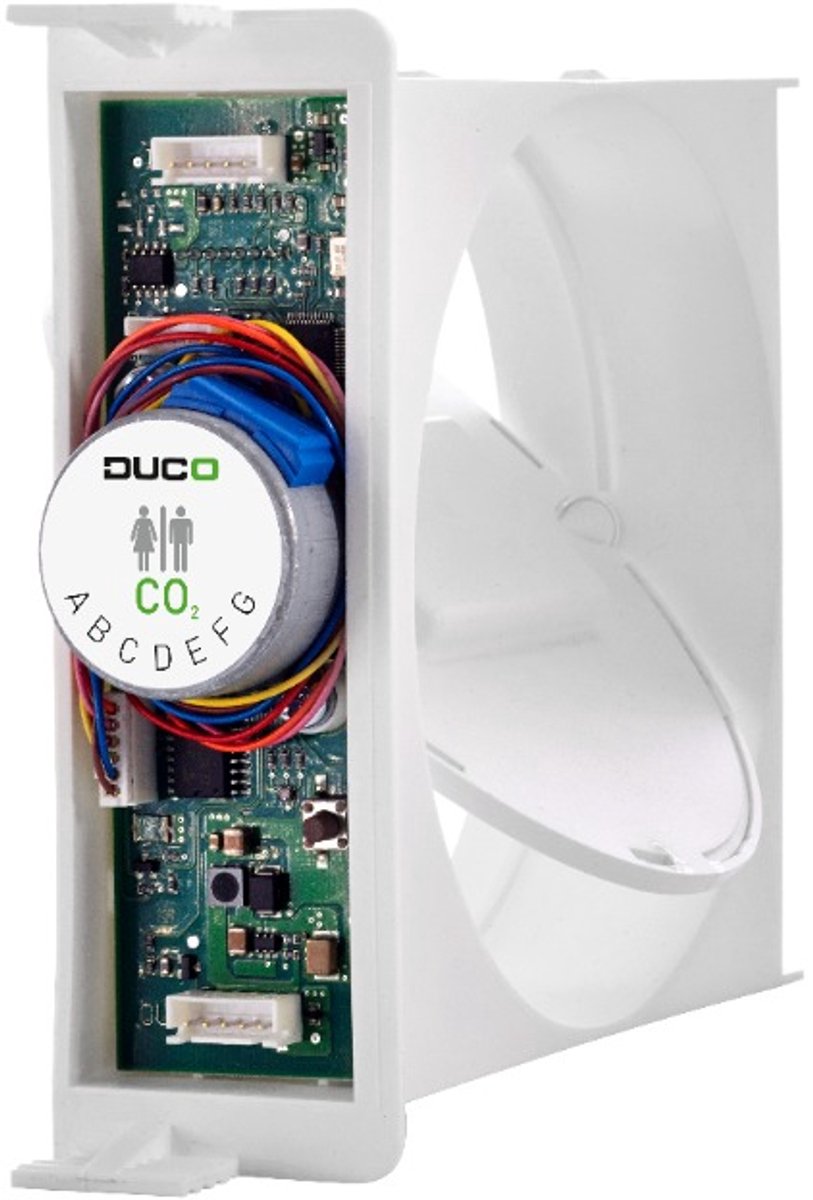 Duco CO2 regelklep 25 m3/u voor DucoBox Focus, wit