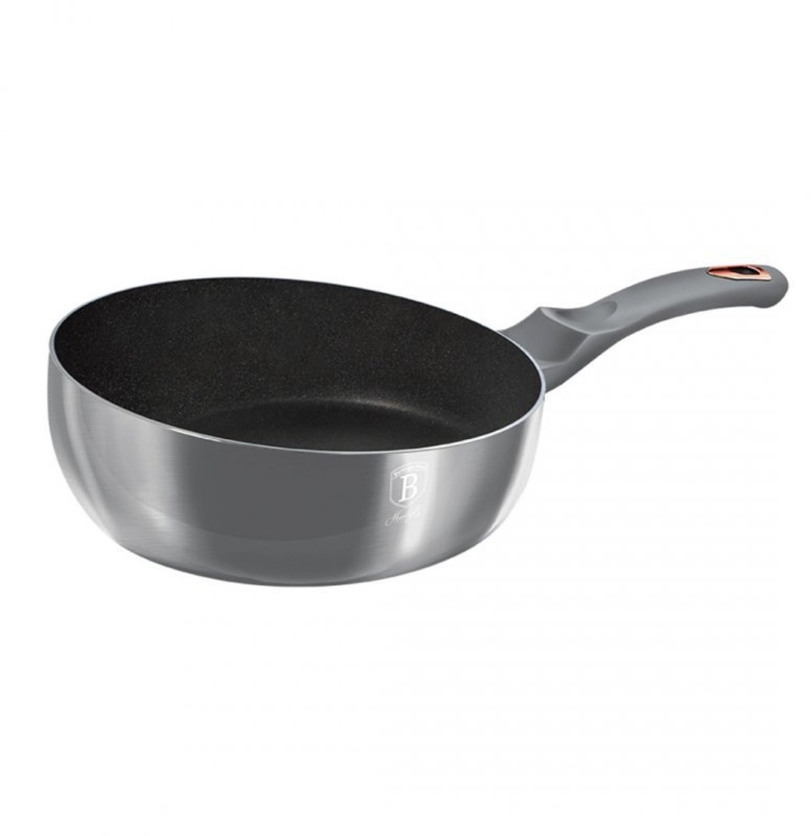 Berlinger Haus Moonlight Collection - Wokpan - Ø26cm - Zacht-Aanraakhandvat - Blauw Metallic