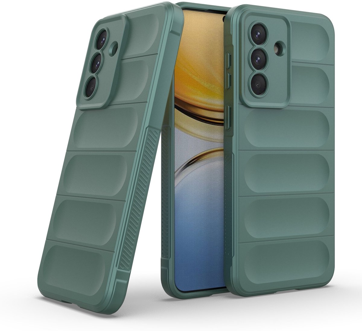 Aerogrip Hoesje - geschikt voor Samsung Galaxy A37 - Solidenz Telefoonhoesje - Groen