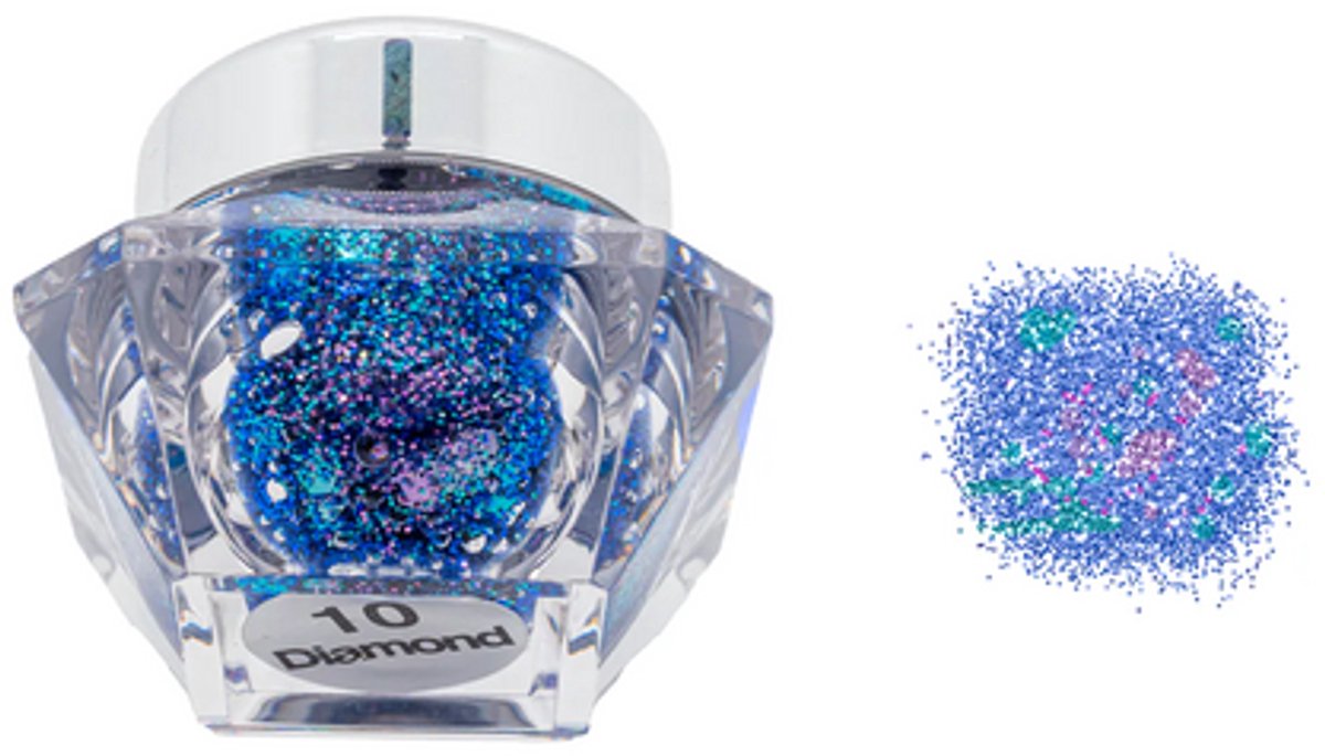 Simply Bella - Oh My Glitter - 10 Diamond - Blauw - Glitter Oogschaduw - 4 g