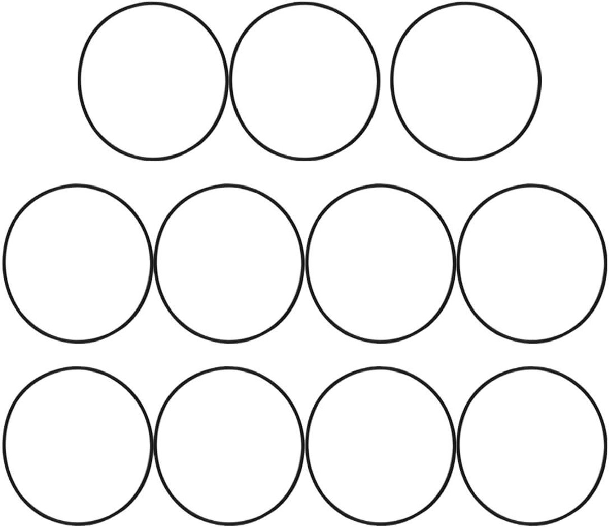 Allecto- Horlogereparatieset - O-ring - achterdeksel - afdichtingsringset - vervangen - beschadigde - versleten - horlogecomponenten - 0,8 mm - Geschikt voor - reparatie - horloges