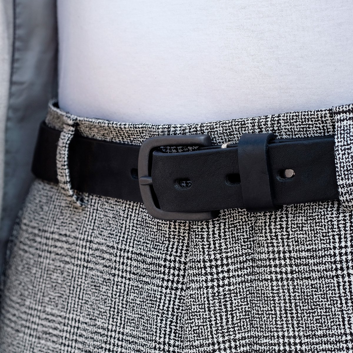 Relaxte Zwarte Riem