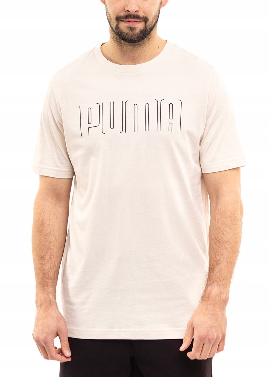 PUMA Sportshirt Heren – Katoen Beige