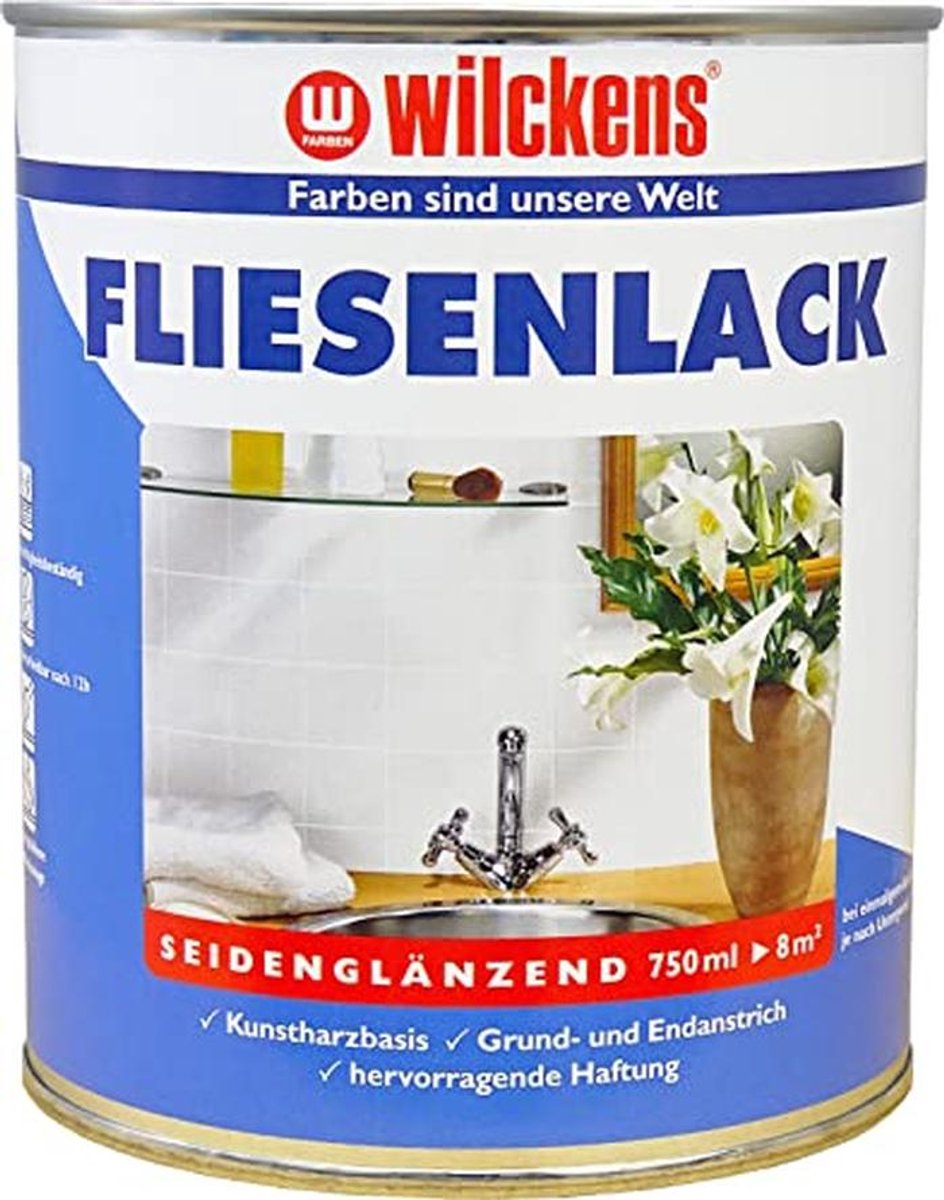 Zijdeglans Tegellak 750 ml - Renovatieverf voor Binnen