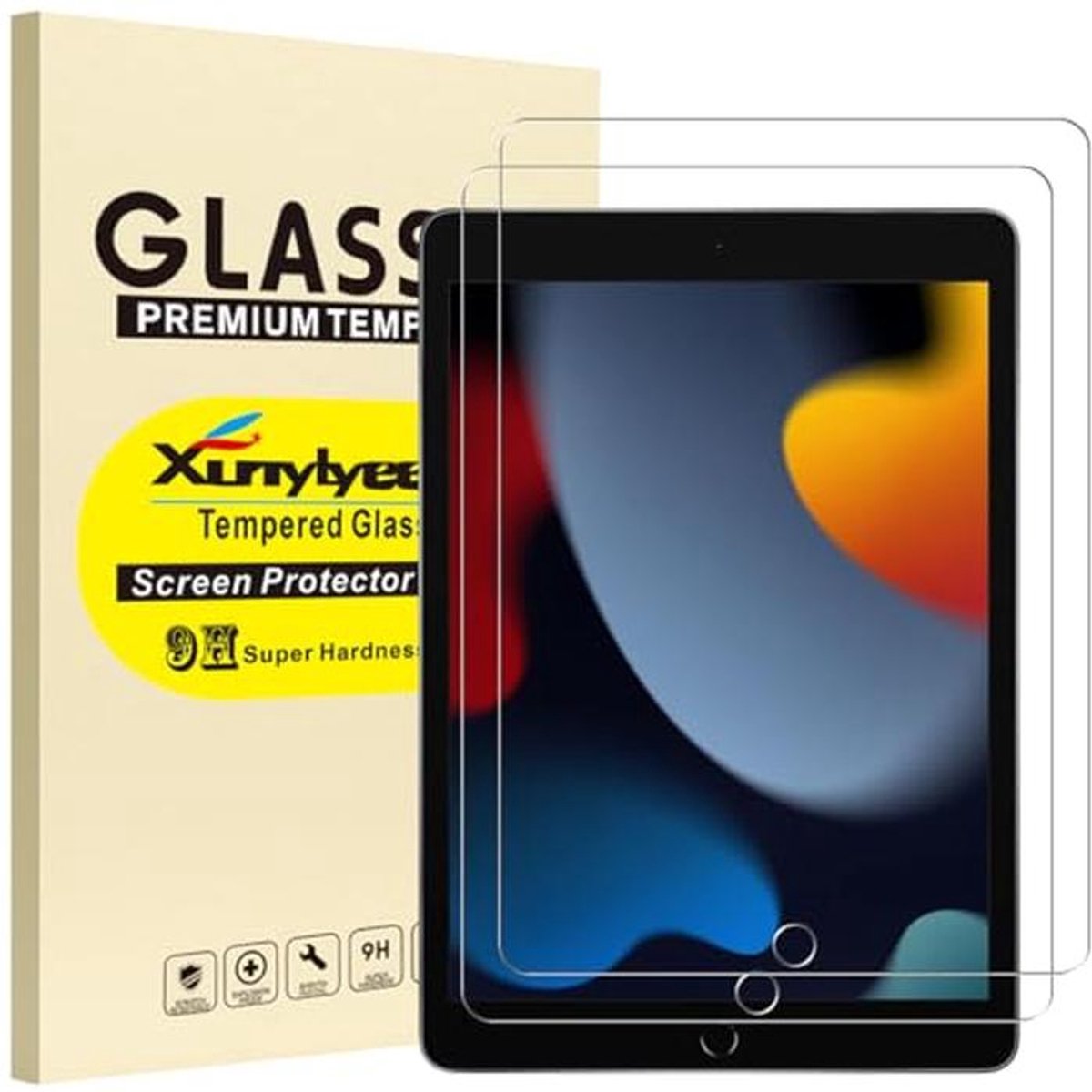 Screen Protector voor iPad 9e/8e/7e Generatie - Tempered Glas Bescherming (10.2 Inch)