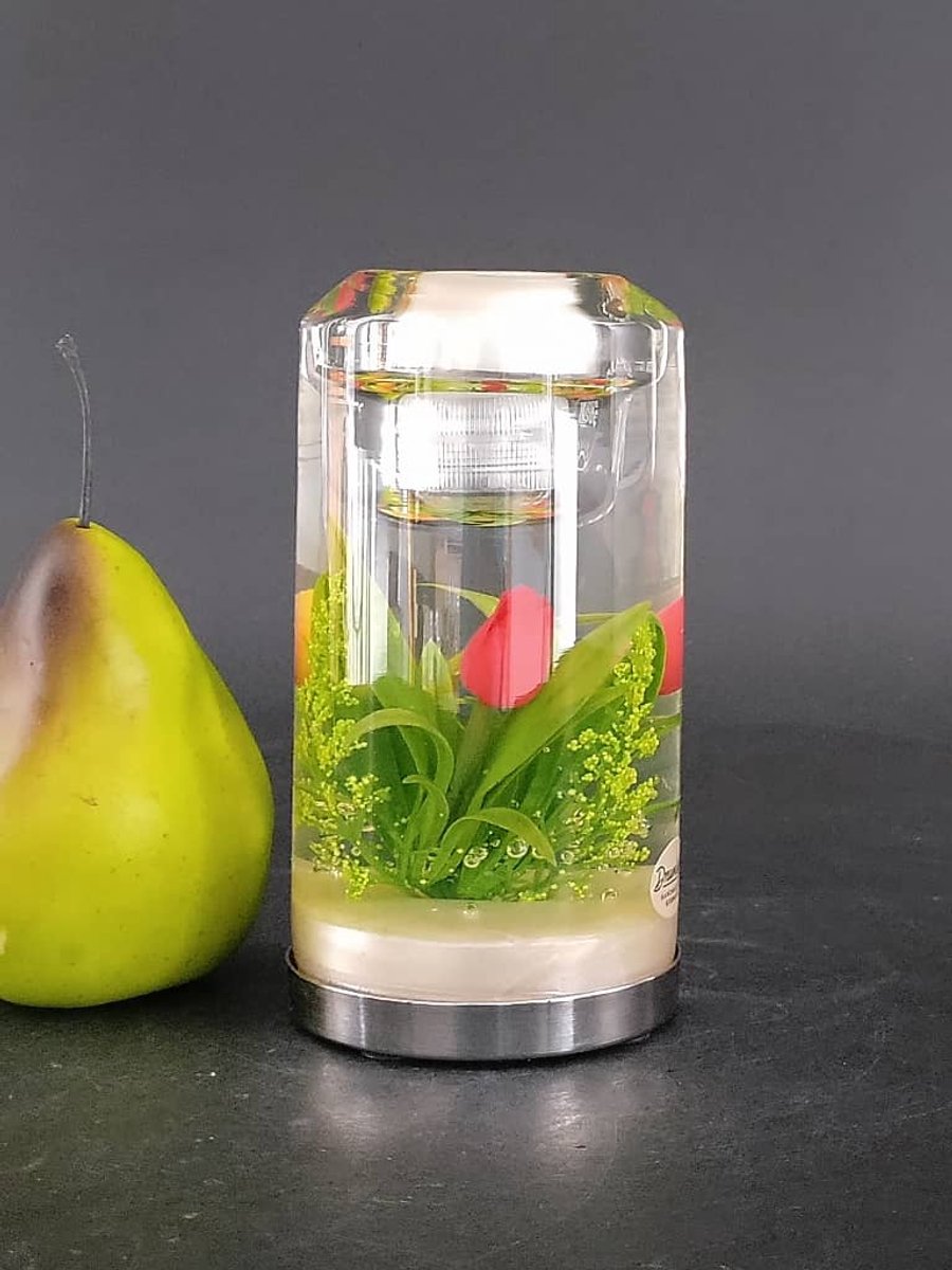 DreamLight Tulpen Rood&Oranje Waxinelichthouder Candela LED