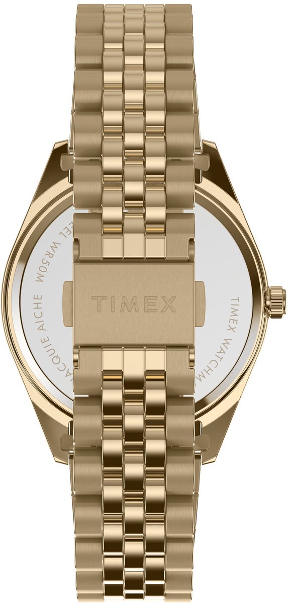 Timex Timex X Jacquie Aiche Quartz Analoog Horloge Gouden Toon Case: 100% Stainless Steel | Armband: 100% Stainless Steel 36 mm TW2Y11200YH