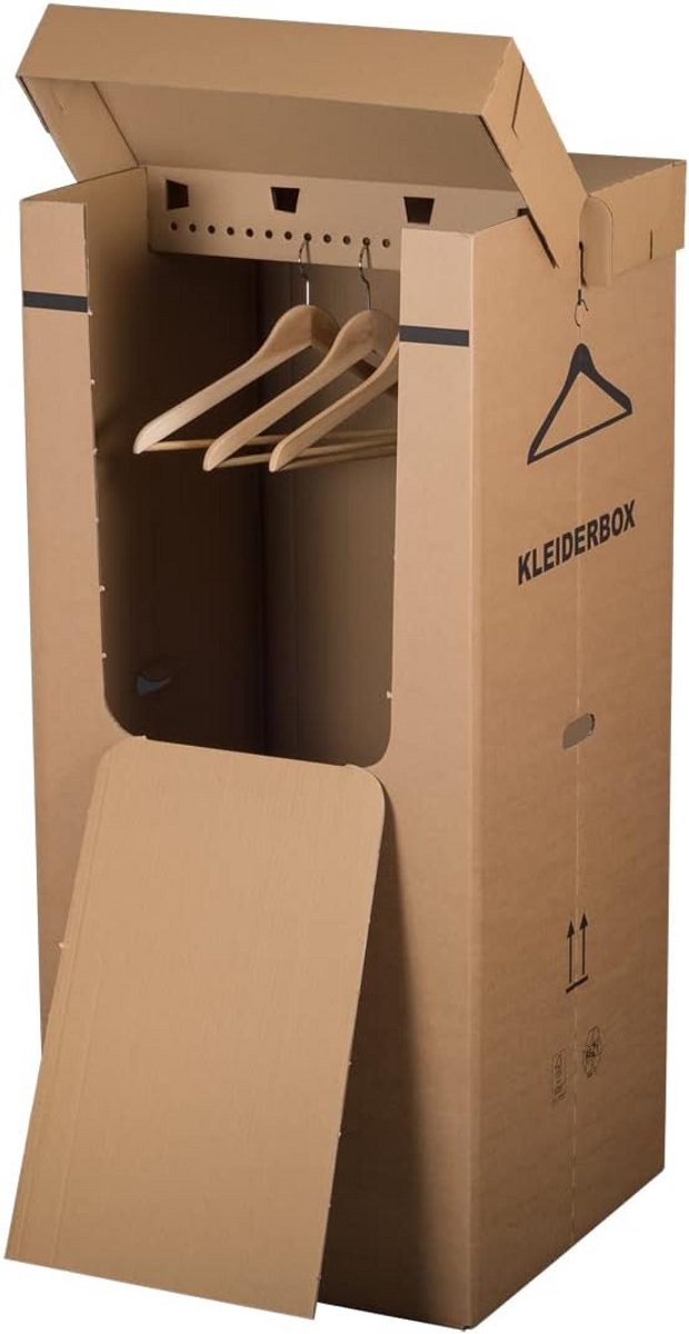 Kledingbox Set van 3 - Duurzame Kledingdozen voor Verhuis- en Opslagoplossingen