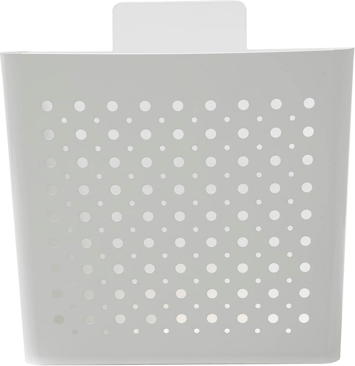 Buitenbrievenbus met grille - Propagandareclamemand voor muren - Staal - Wit - 32 x 36 x 19 cm