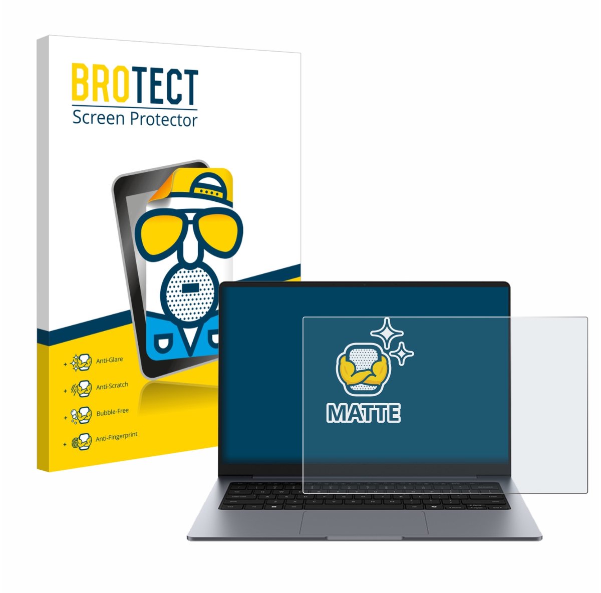 BROTECT - Screenprotector voor Samsung Galaxy Book6 14" - Folie Beschermfolie matte