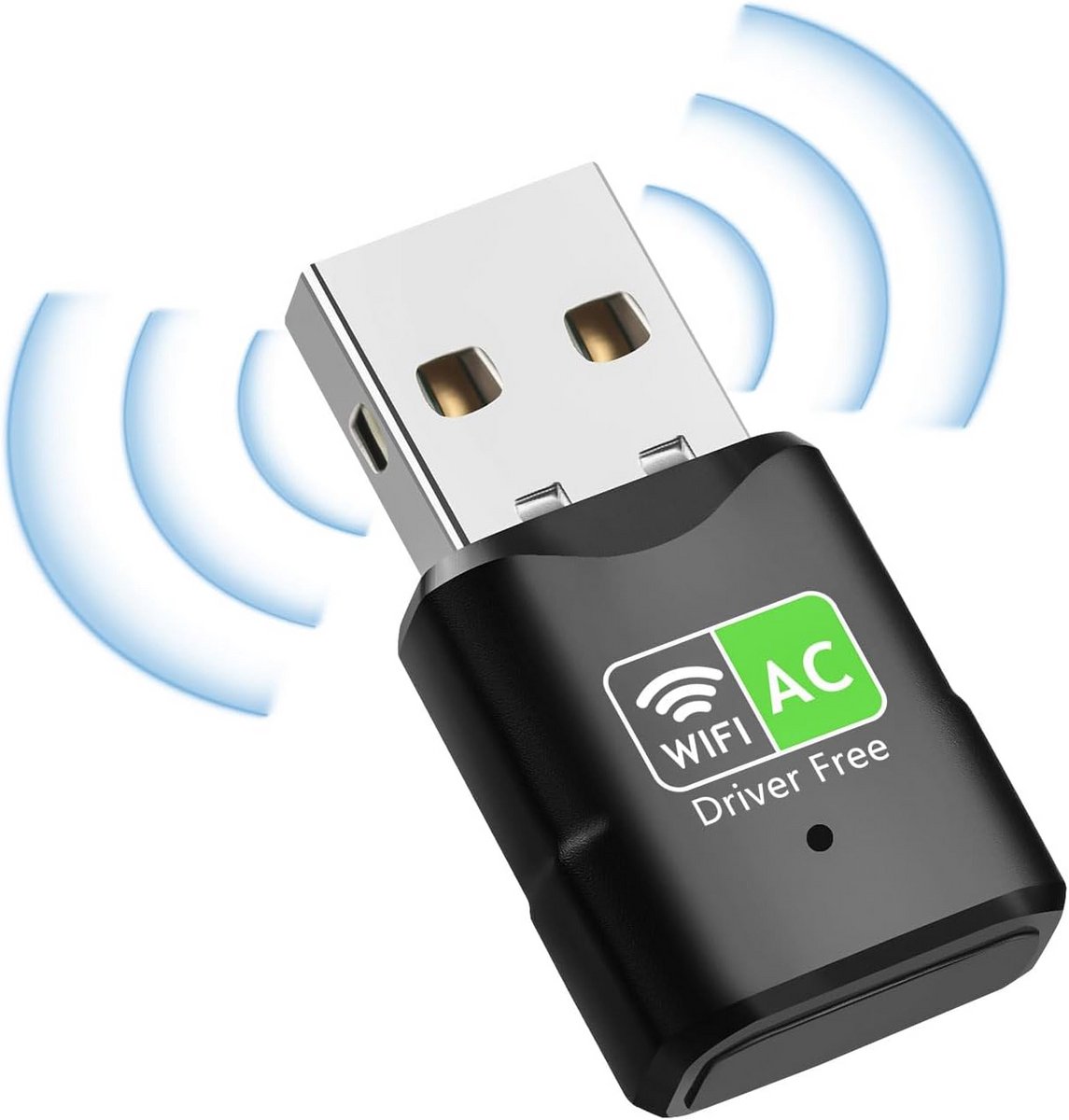 Dual Band 650M WiFi Adapter - USB WLAN Stick voor Windows