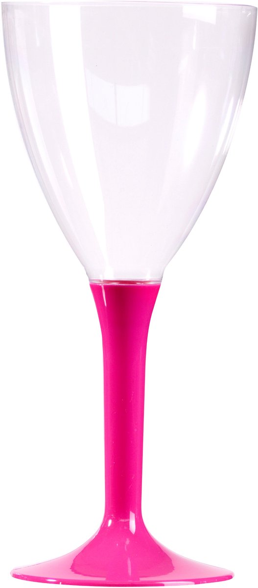 ISAP FRANCE - 10 chique fuchsia wijnglazen 160 ml
