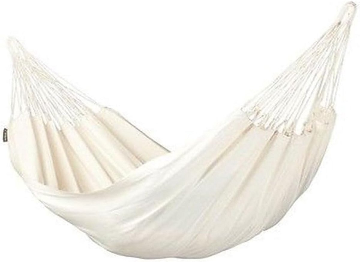 Hangmat Katoen Natuurlijke Kleur 200x100 cm - Perfect voor Ontspanning en Comfort