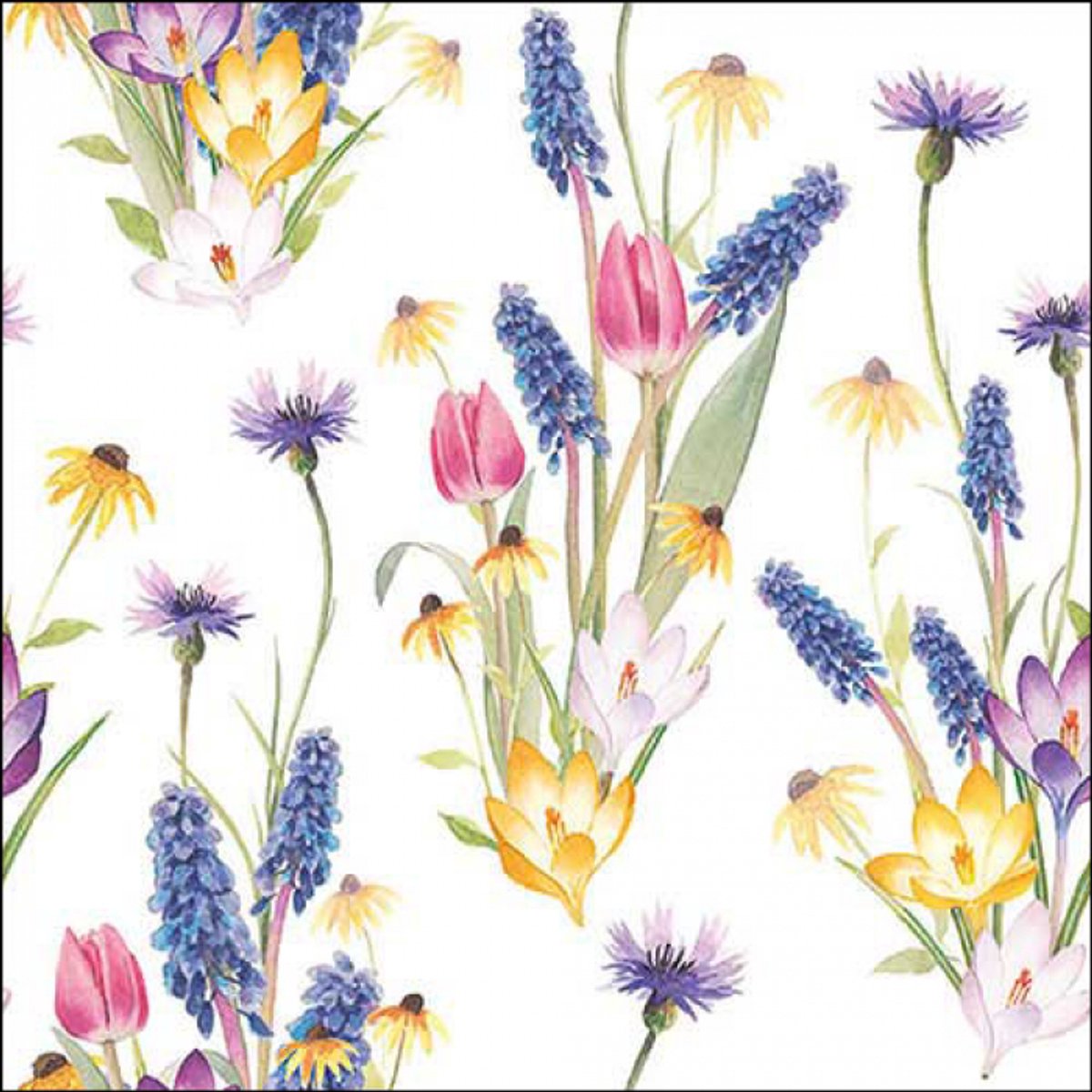 Cocktail Servetten Hello spring - Ambiente - 25x25 cm