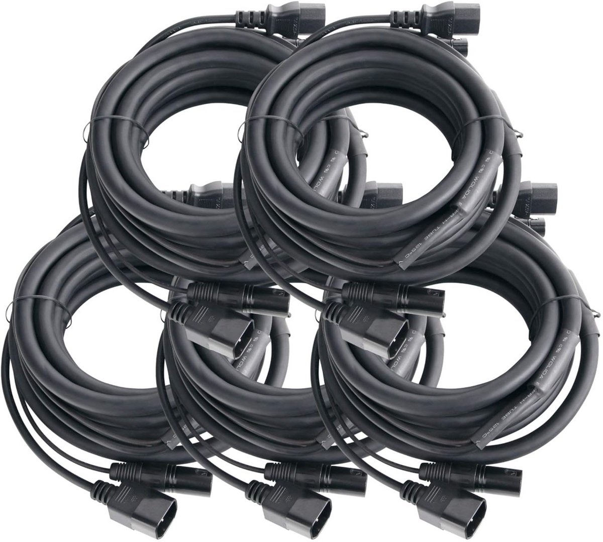 Hybride DMX Kabel 5m met Stroom Voor Lichteffecten