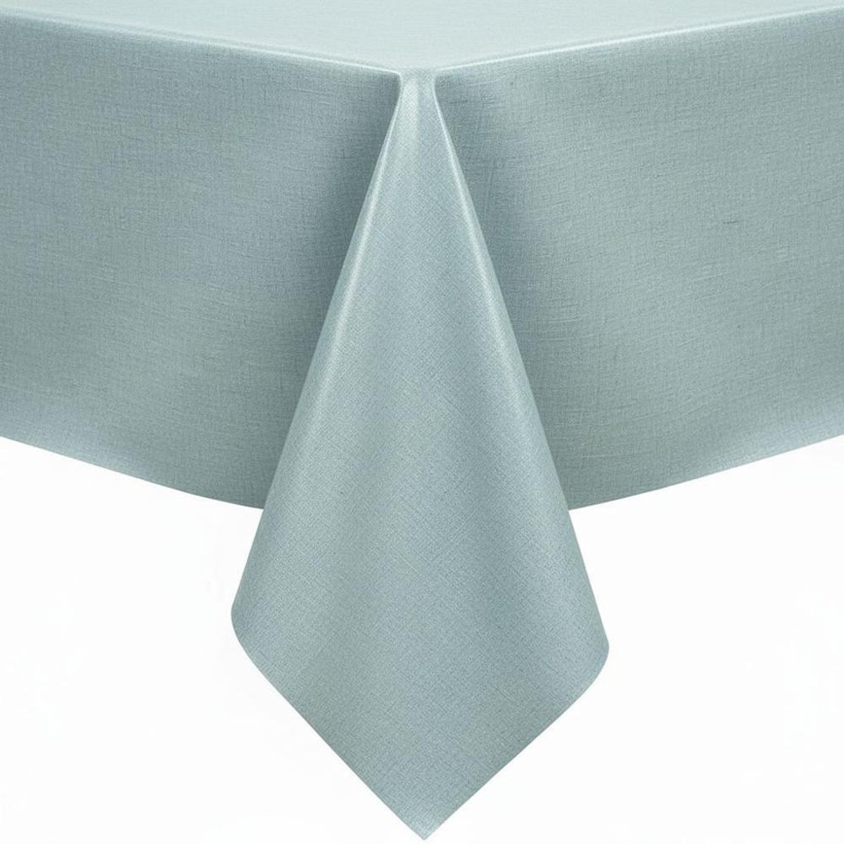 Protecttable - Tafelzeil Linnenlook Lichtblauw 140x250cm - Tafelkleed Afwasbaar - Kunststof
