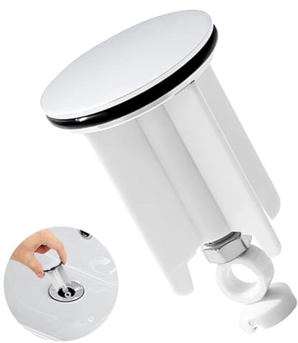 Universele Afvoerkap 40mm - Vervangende Pop Up Plug voor Badkamer en Keuken